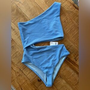 Beach Riot Celine ribbed one piece